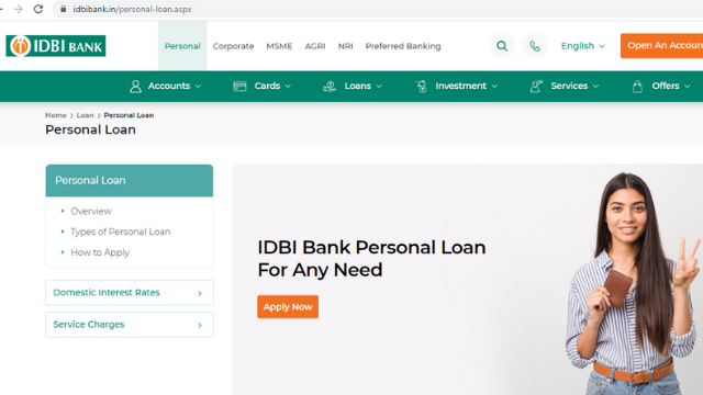 idbi personal loan kaise le